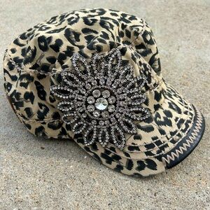 Leopard Bling Hat